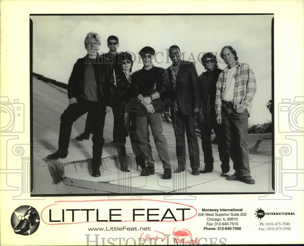 1998 Press Photo Recording Artists "Little Feat" - sap21199- Historic Images