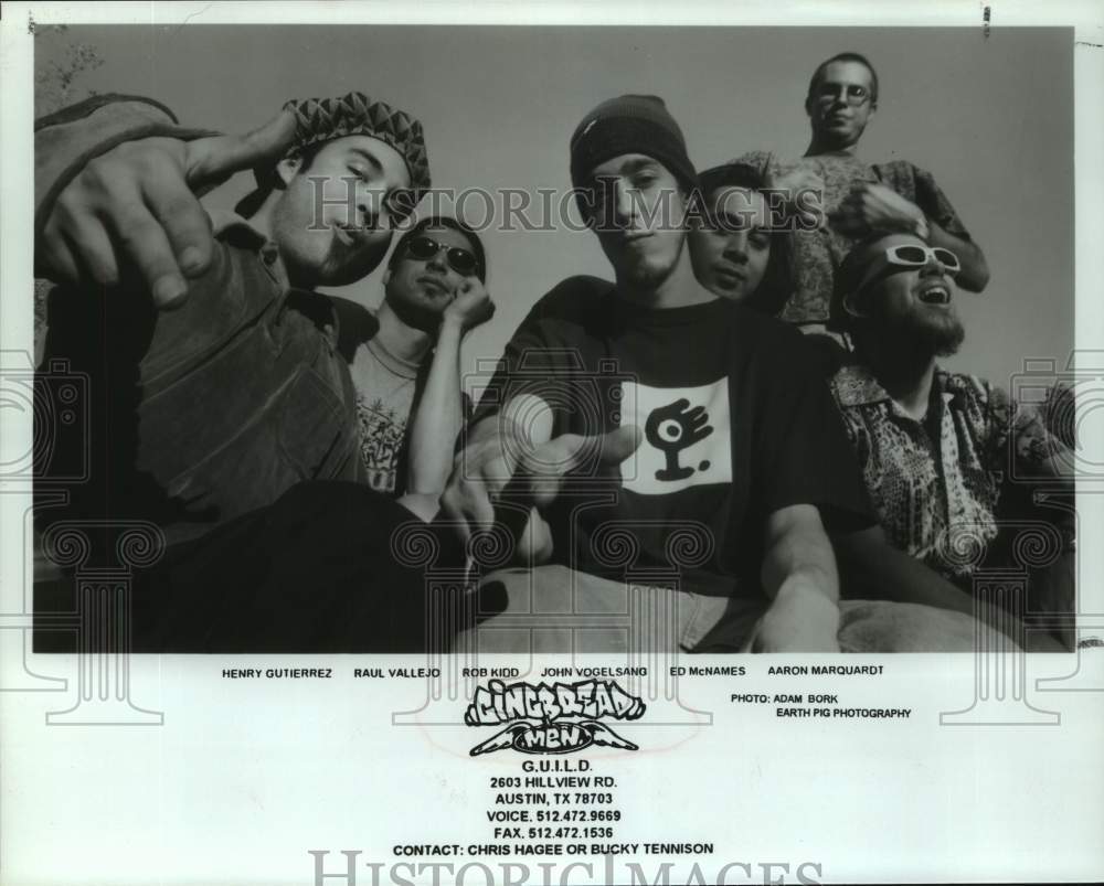 1996 Press Photo Rock Band, Gingerbread Men - sap21308 - Historic Images