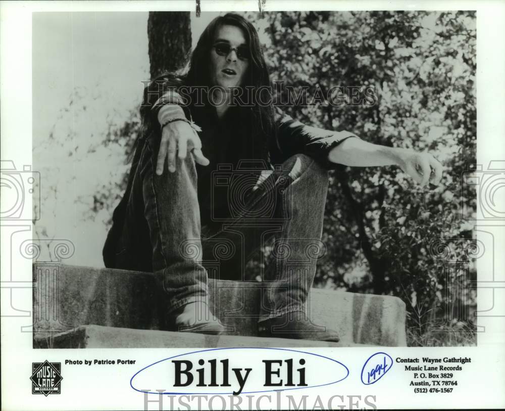 1994 Press Photo Singer Billy Eli - sap21338- Historic Images
