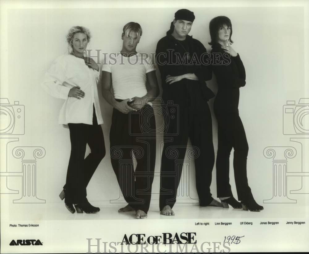 1995 Press Photo Ace of Base Band Members - sap21363- Historic Images