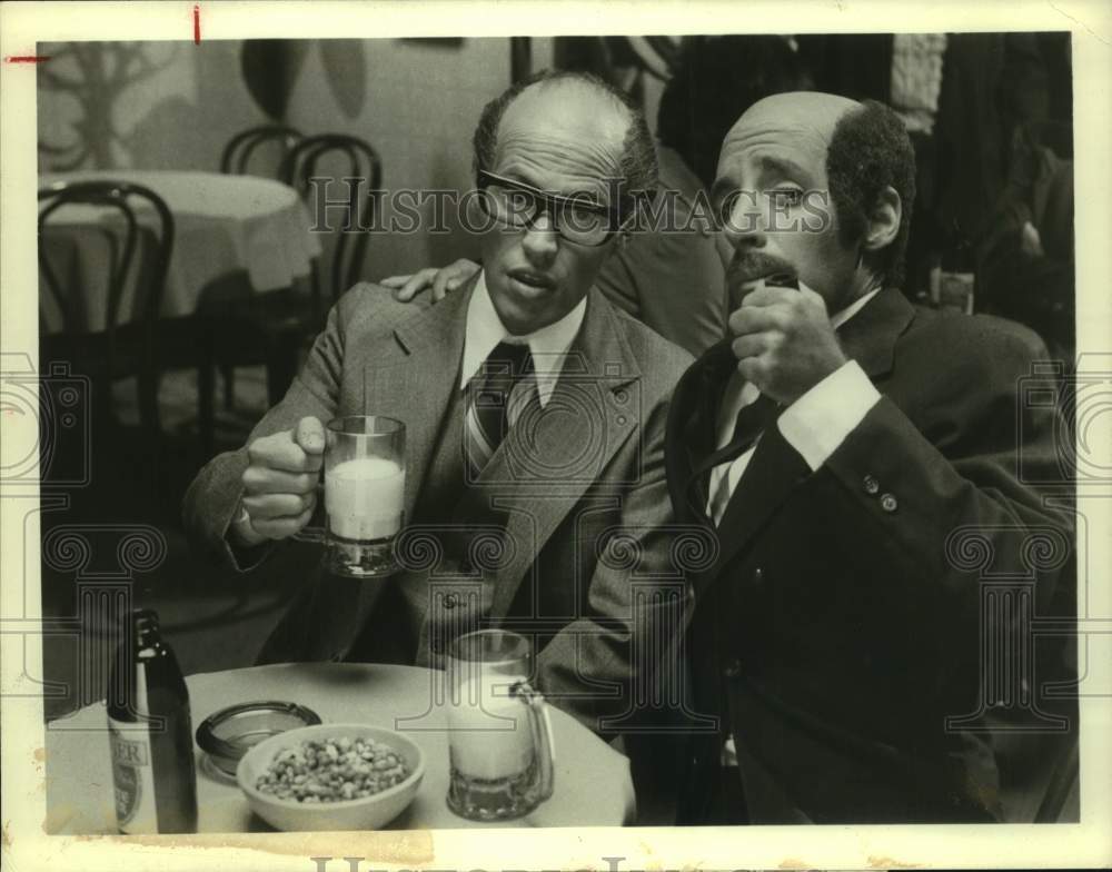 1979 Press Photo Actors Billy Crystal, Harry J. Shearer in "The TV Show" on AB- Historic Images