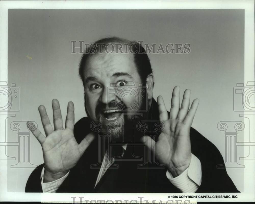 1986 Press Photo Actor Dom Deluise in &quot;Dom DeLuise and Friends - Part IV&quot; on ABC- Historic Images