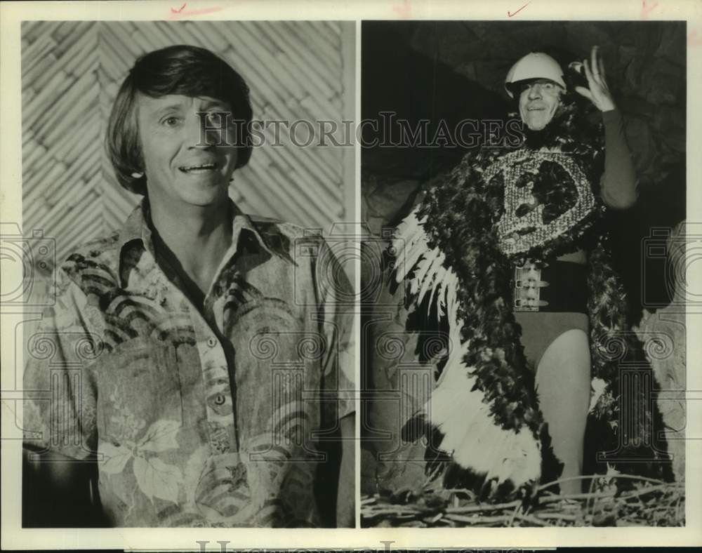1980 Press Photo Bob Denver in "Fantasy Island" on ABC Television composite- Historic Images