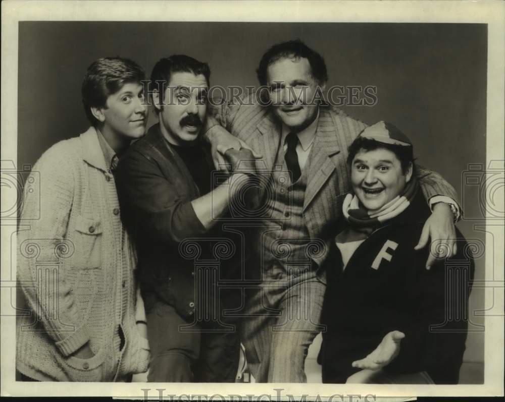 1979 Press Photo Jamie Widdoes and the cast of "Delta House on ABC-TV- Historic Images