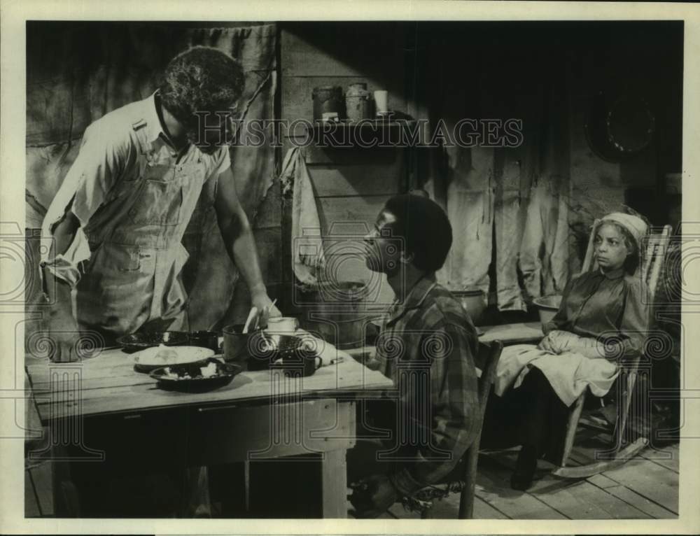 1979 Press Photo Hal Williams and Ruby Dee in Roots: The Next Generations.- Historic Images