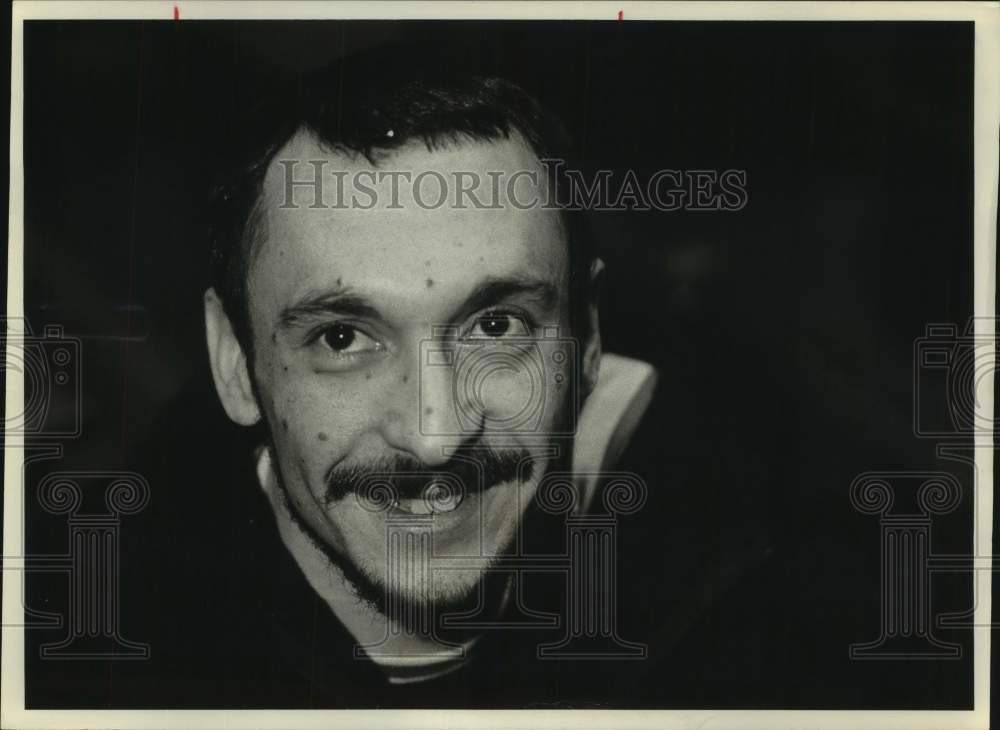 1975 Press Photo Actor Michael Bennett, New York at Newman Theater off-Broadway- Historic Images