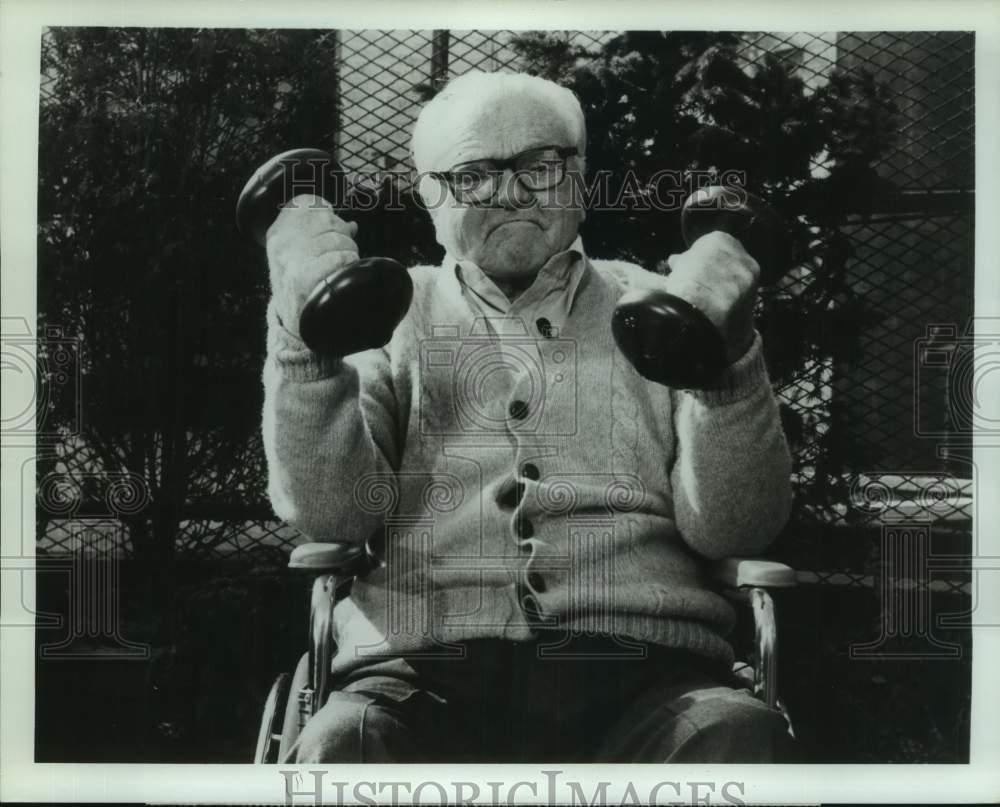 1984 Press Photo Actor James Cagney stars as "Terrible Joe Moran" on CBS-TV- Historic Images