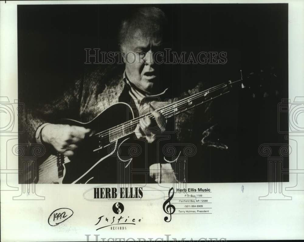 1992 Press Photo Musician Herb Ellis - sap21731- Historic Images