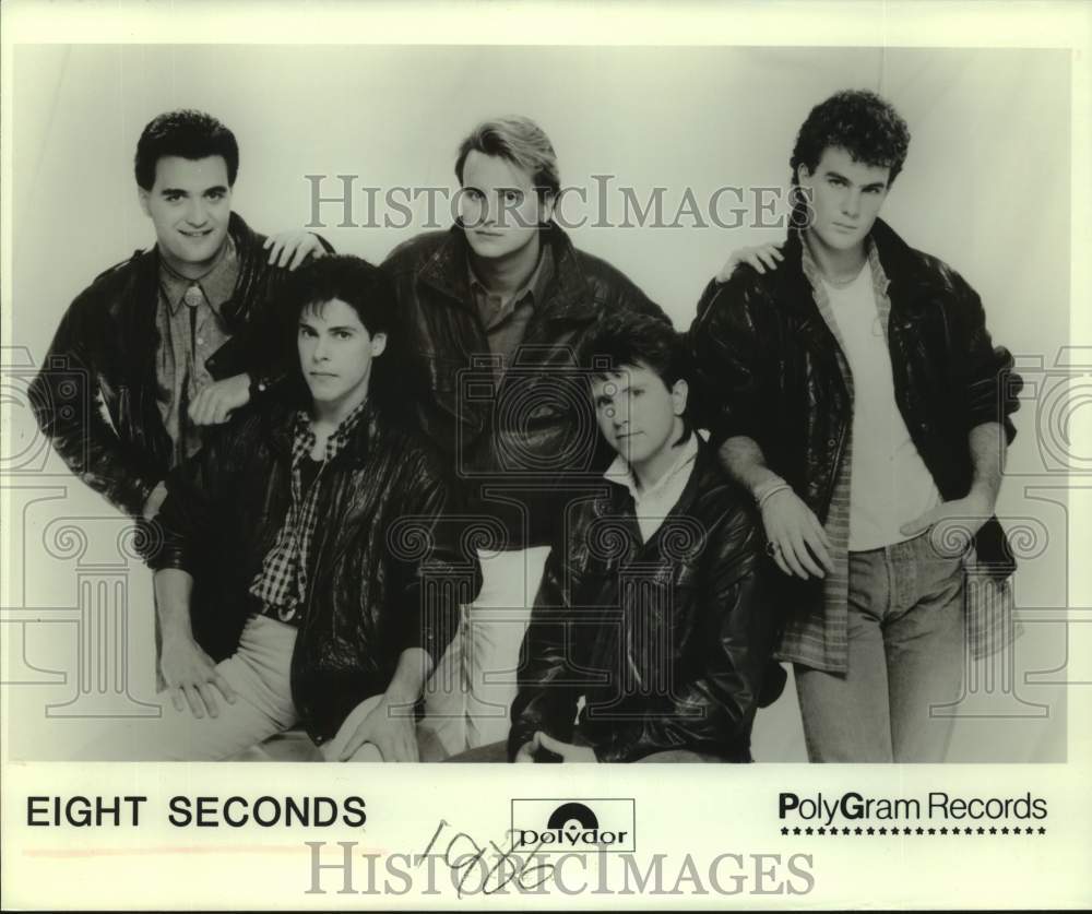 1986 Press Photo Musical artists "Eight Seconds" - sap21751- Historic Images