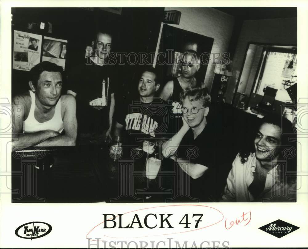 1997 Press Photo Members of the band Black 47, Entertainer - sap21761- Historic Images