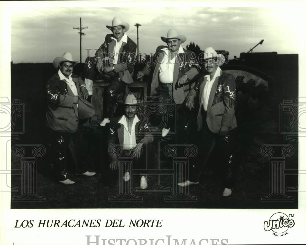 1995 Press Photo Musical Group, Los Huracanes Del Norte - sap21775- Historic Images