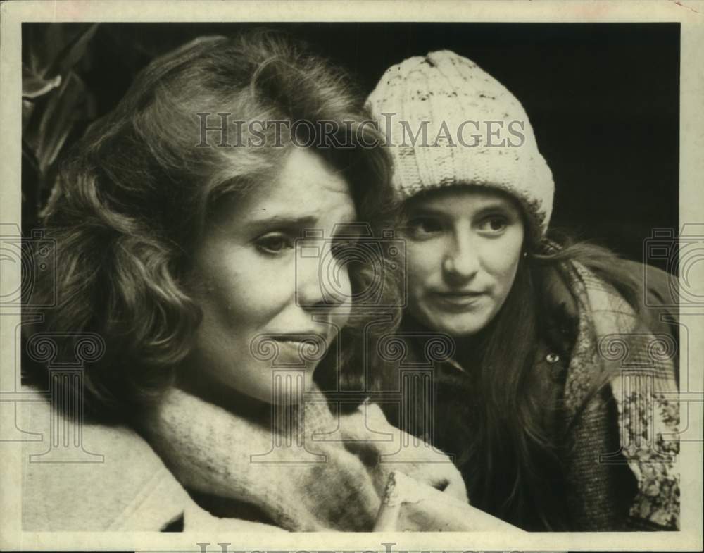 1980 Press Photo Actors Jill Clayburgh, Lisa Lucas on ABC Television - sap21798- Historic Images