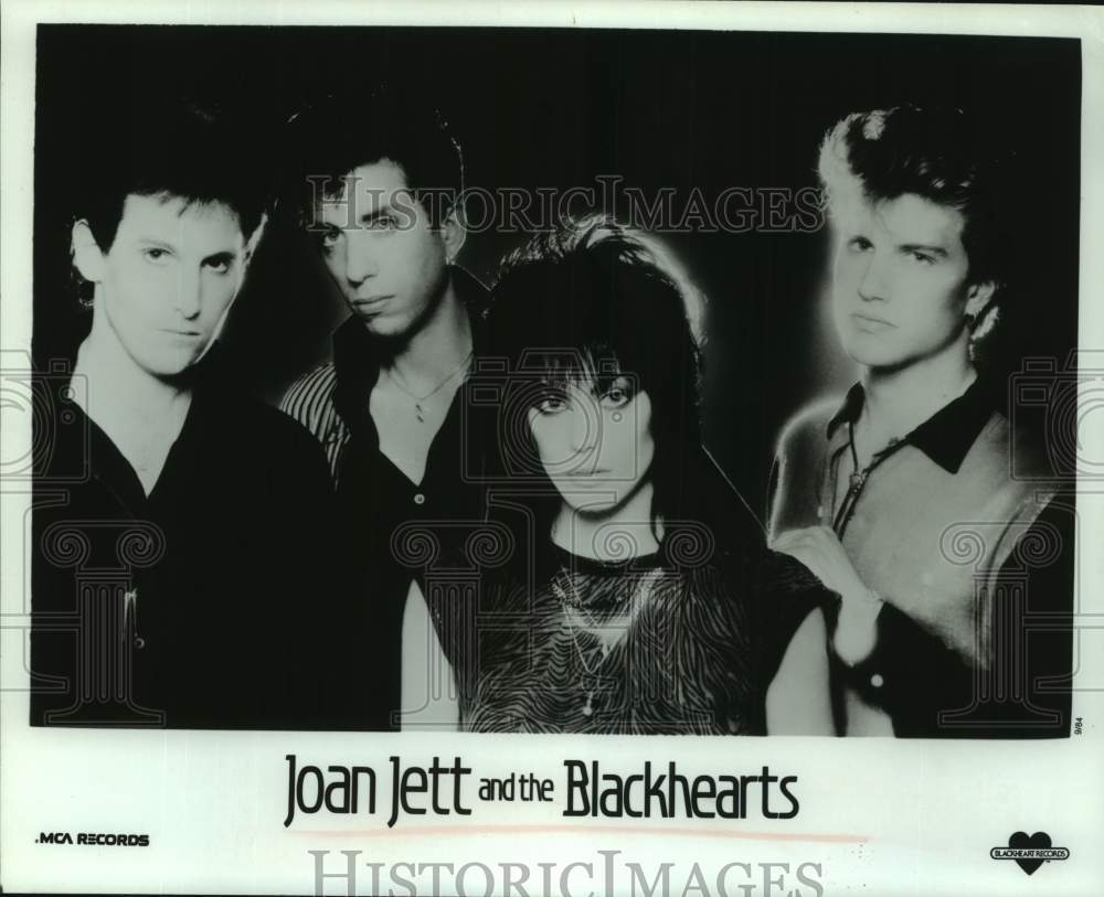 1984 Press Photo Musical artists Joan Jett and the Blackhearts - sap21814- Historic Images