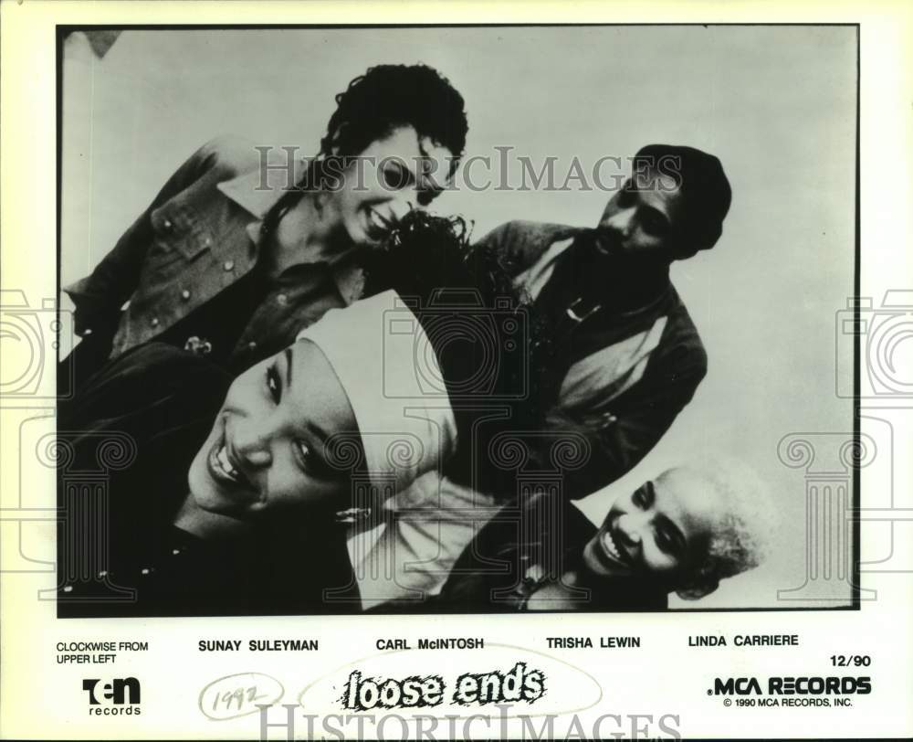 1990 Press Photo Musical Group, Loose Ends - sap21818- Historic Images