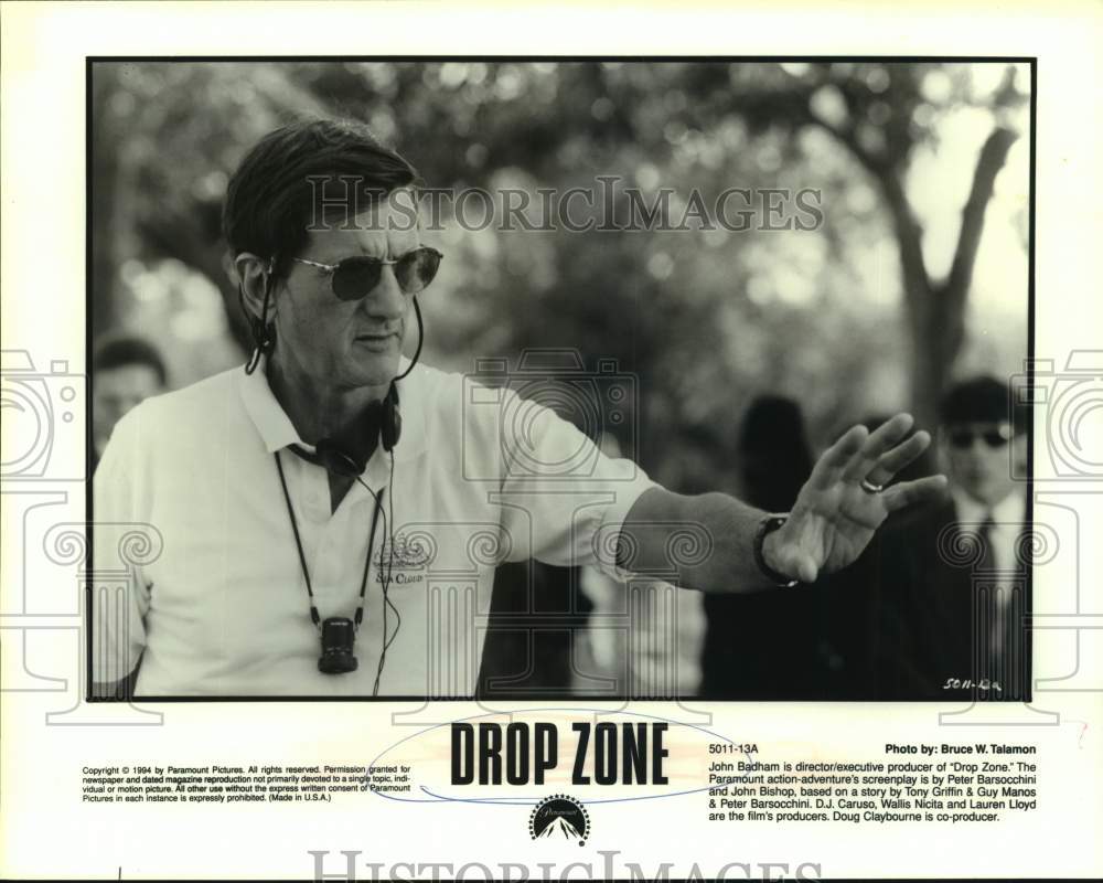 1994 Press Photo John Badham, Director and Producer of &quot;Drop Zone&quot; Movie- Historic Images