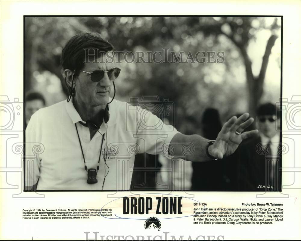 1994 Press Photo John Badham, Director and Producer of "Drop Zone" Movie- Historic Images