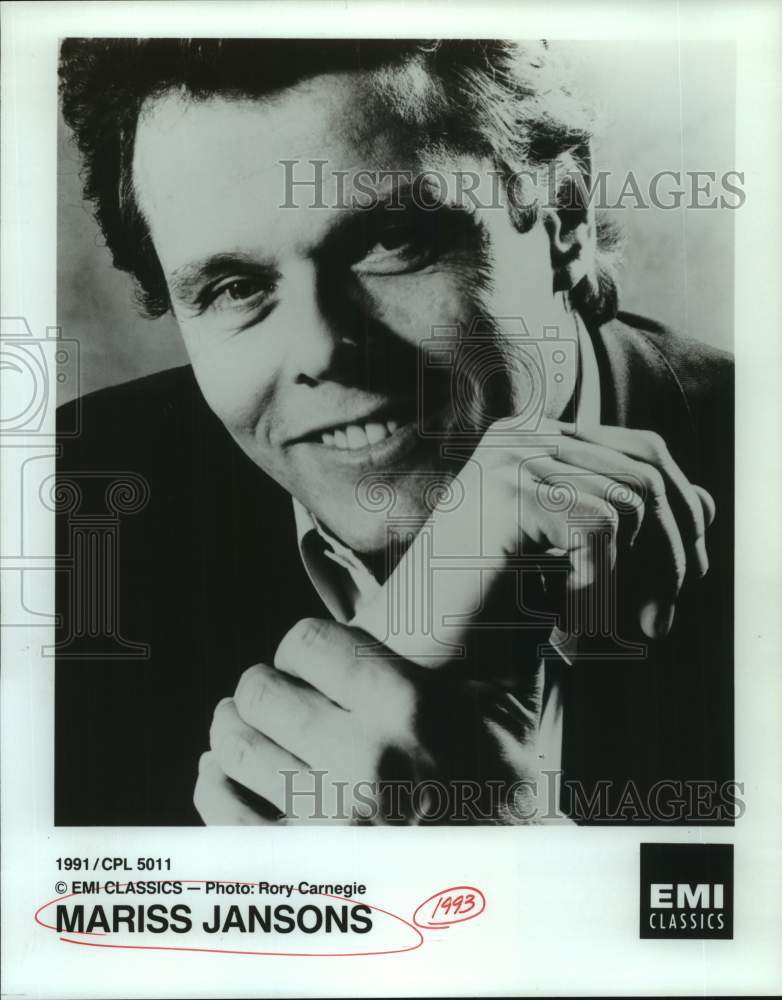 1991 Press Photo Mariss Jansons, Conductor - sap21943- Historic Images