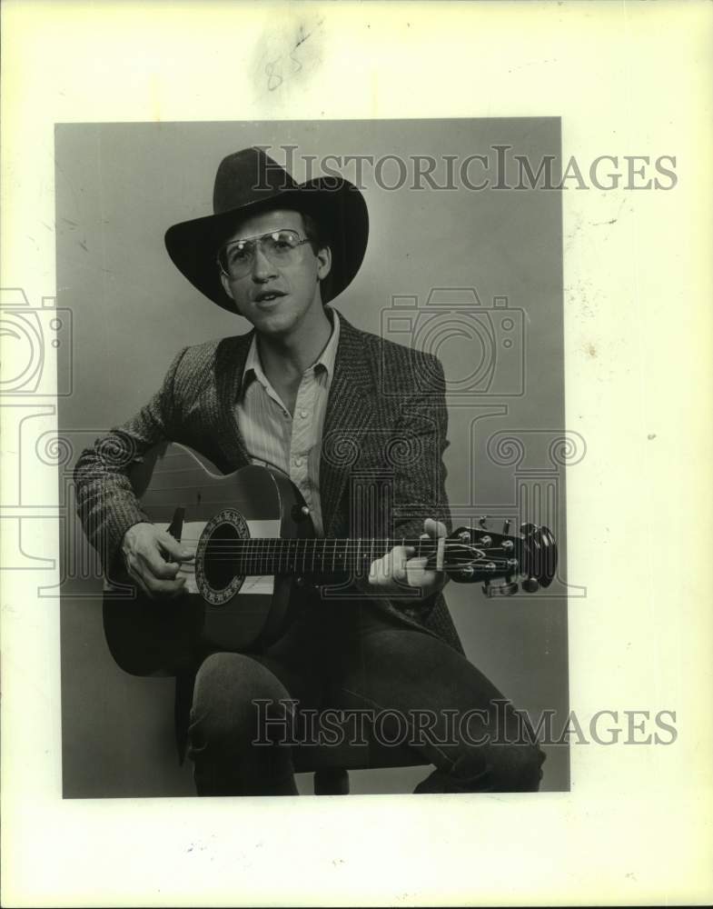 1986 Press Photo Clifton Jansky, Country Singer - sap21979- Historic Images