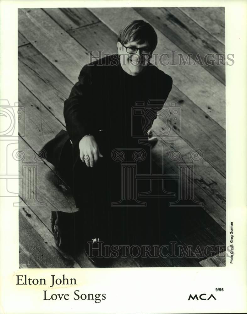 1996 Press Photo Elton John, Musician, Entertainer - sap21987- Historic Images