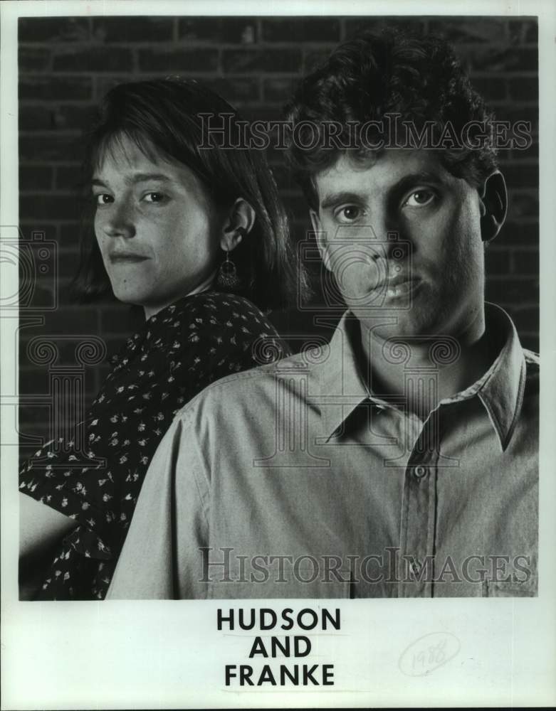 1988 Press Photo Hudson and Franke, Entertainers, Musicians - sap22061- Historic Images