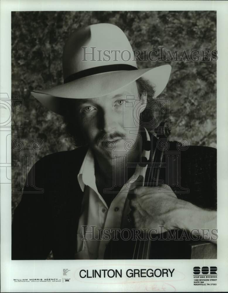 1997 Press Photo Musician Clinton Gregory, Entertainer - sap22095- Historic Images