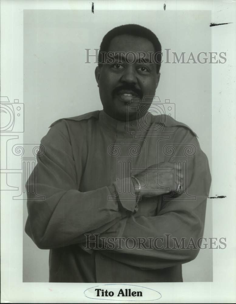 1997 Press Photo Musician Tito Allen - sap22186- Historic Images