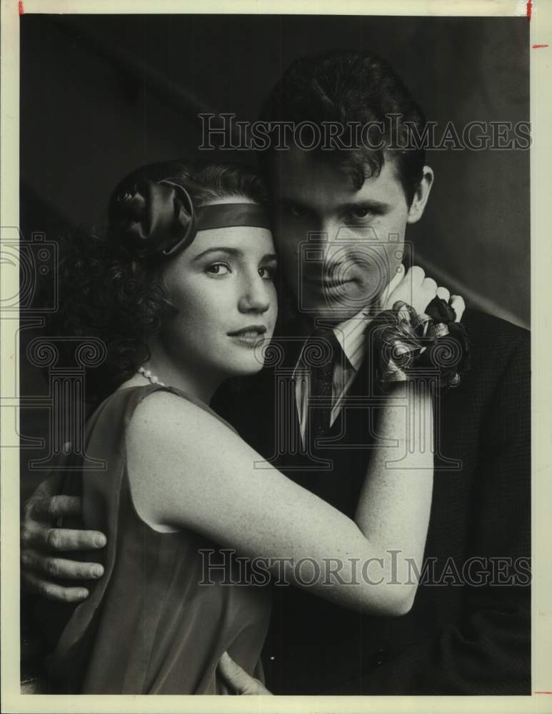 1981 Press Photo Melissa Gilbert &amp; Cyril O&#39;Reilly in Splendor in the Grass.- Historic Images