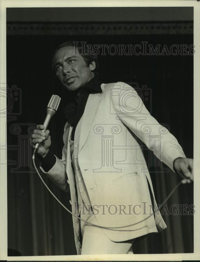 1978 Press Photo Entertainer Paul Anka on &quot;Paul Anka in Monte Carlo&quot; - sap22313- Historic Images