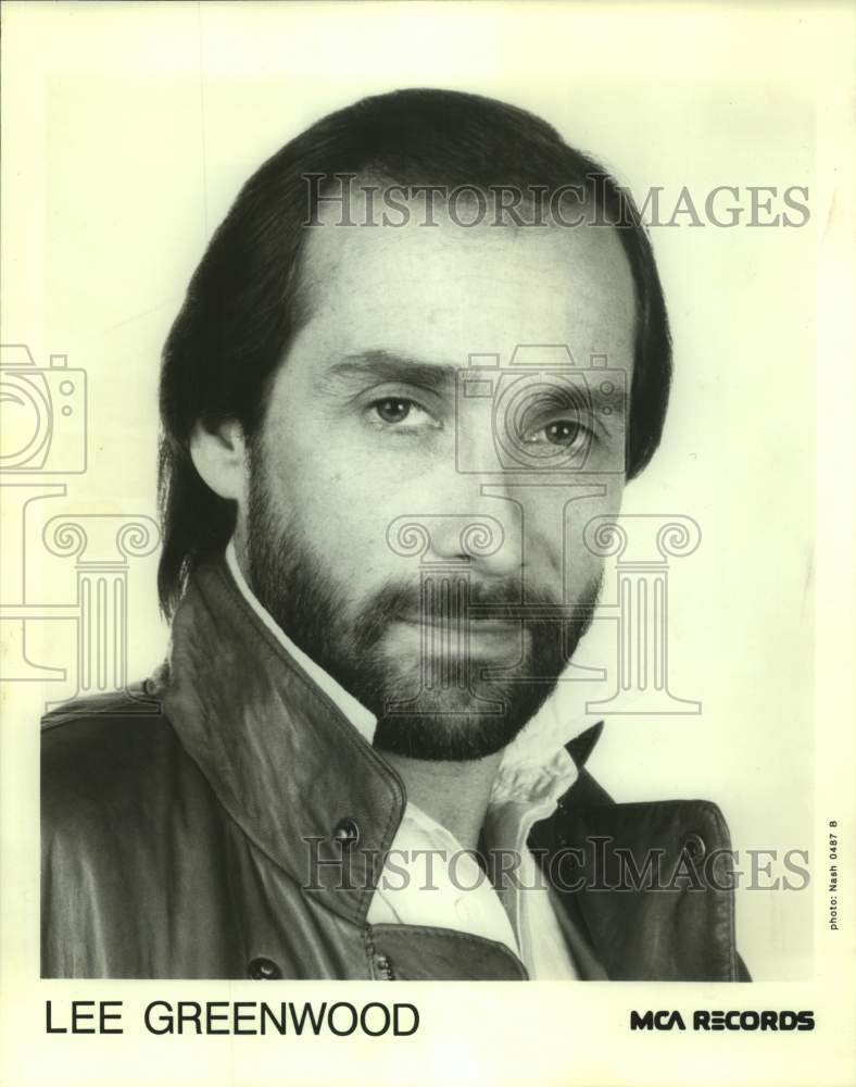 1987 Press Photo Country Singer Lee Greenwood - sap22398- Historic Images