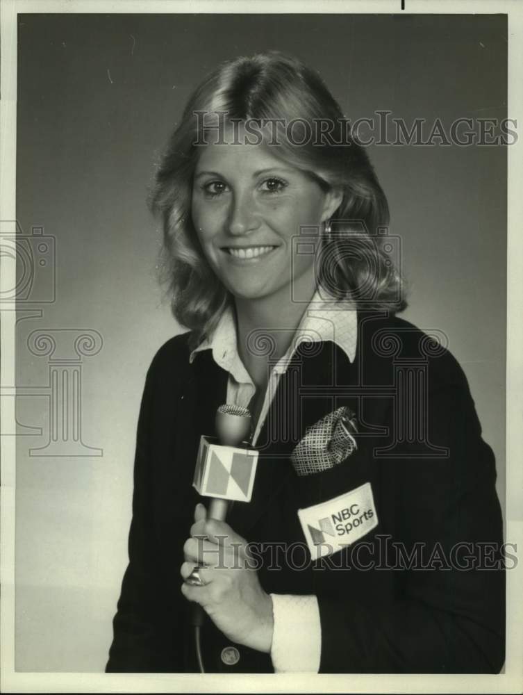 1980 Press Photo Donna de Varona, Olympics sportscaster - sap22423- Historic Images