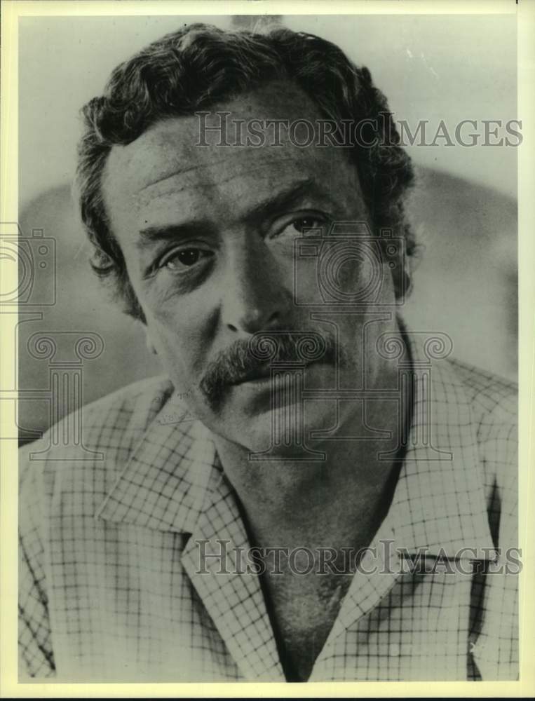 1987 Press Photo Actor Michael Caine in "Beyond The Limit" Television Movie- Historic Images