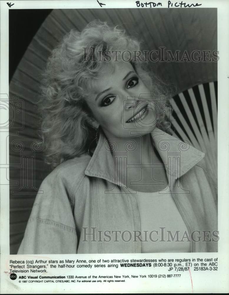 1987 Press Photo Rebeca Arthur stars as Mary Anne on &quot;Perfect Strangers&quot; on ABC- Historic Images