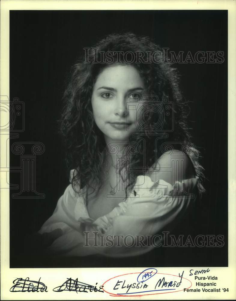 1994 Press Photo Elyssa Marie y Senal, Hispanic Vocalist - sap22615- Historic Images
