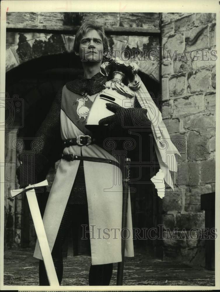 1982 Press Photo Actor Anthony Andrews in "Ivanhoe" on CBS Television- Historic Images