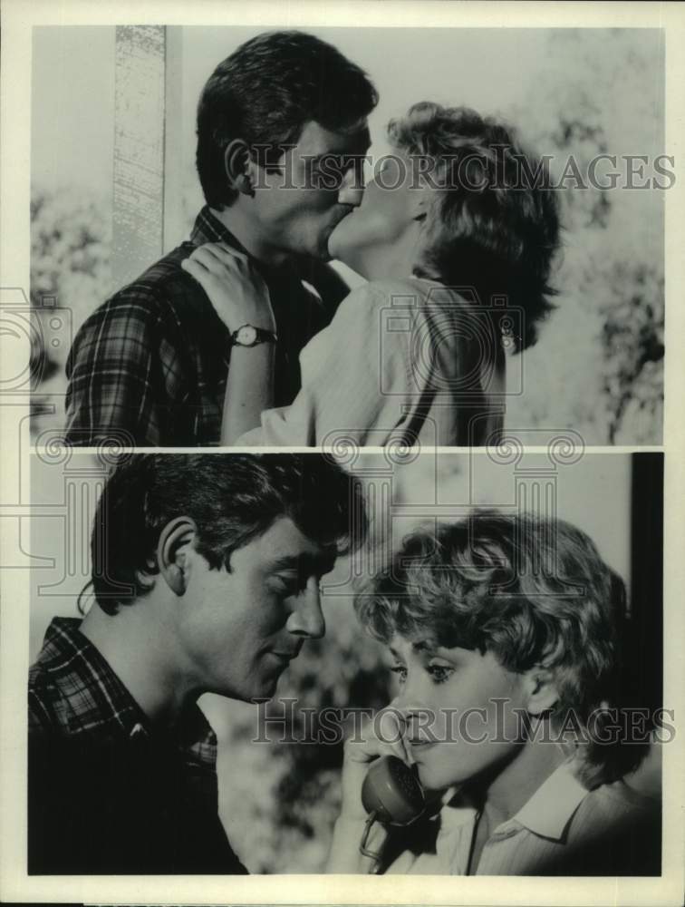 1981 Press Photo Actress Lauren Tewes, Actor Anthony Andrews in &quot;The Love Boat&quot;- Historic Images