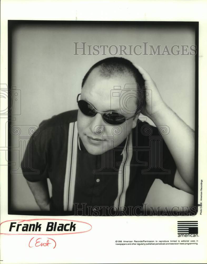 1996 Press Photo Musician Frank Black, Entertainer - sap22672- Historic Images