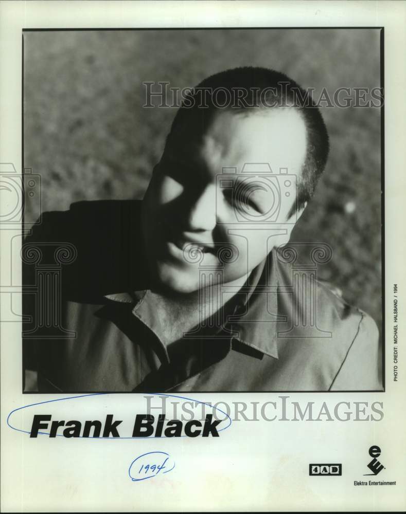 1994 Press Photo Musician Frank Black, Entertainer in closeup - sap22673- Historic Images