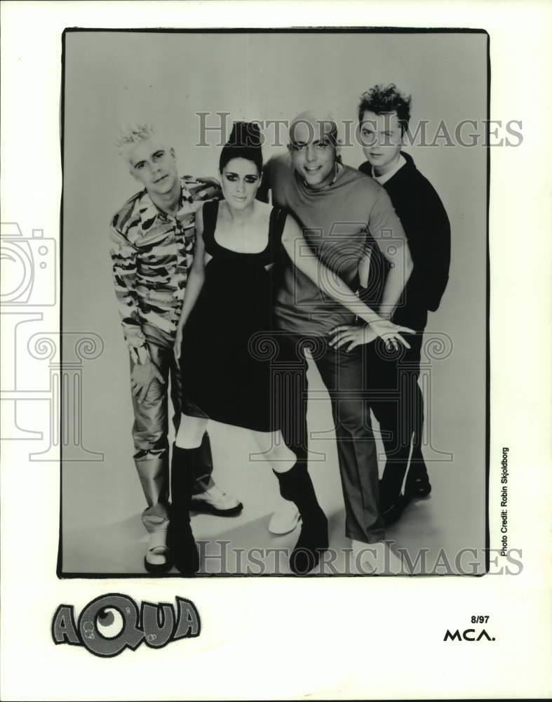 1997 Press Photo Aqua, Pop Music Band - sap22679- Historic Images