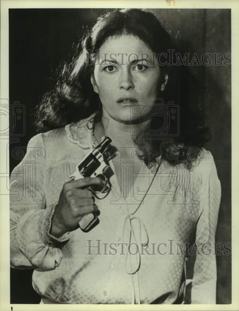 1980 Press Photo Actress Faye Dunaway stars in &quot;The Eyes of Laura Mars&quot; on NBC- Historic Images