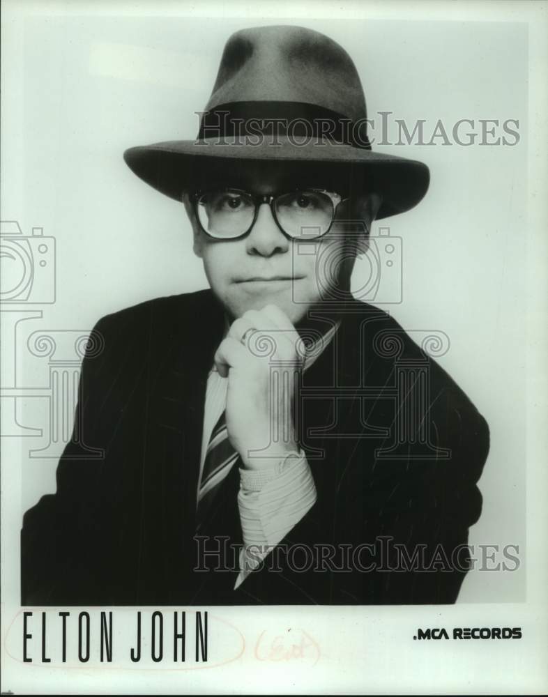 1997 Press Photo Musician Sir Elton John, Entertainer - sap22810- Historic Images