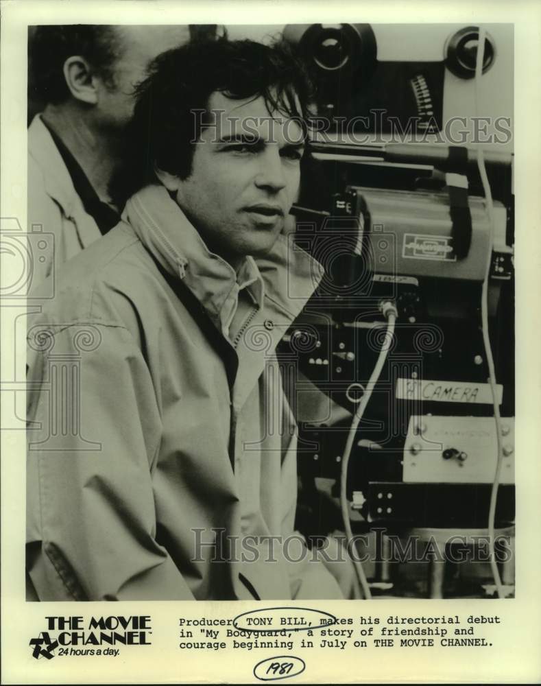 1987 Press Photo Producer Tony Bill makes his directorial debut in My Bodyguard- Historic Images