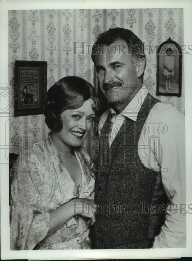 1978 Press Photo Actors Rue McClanahan, Dabney Coleman in "Apple Pie" on ABC-TV- Historic Images