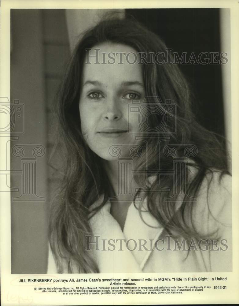 1980 Press Photo Actress Jill Eikenberry in "Hide in Plain Sight" Movie- Historic Images
