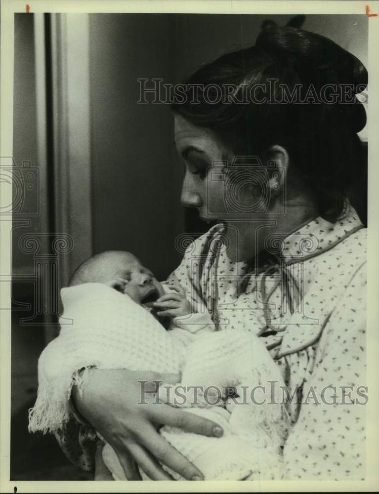 1982 Press Photo Actor Melissa Gilbert in &quot;Little House on the Prairie&quot; Scene- Historic Images