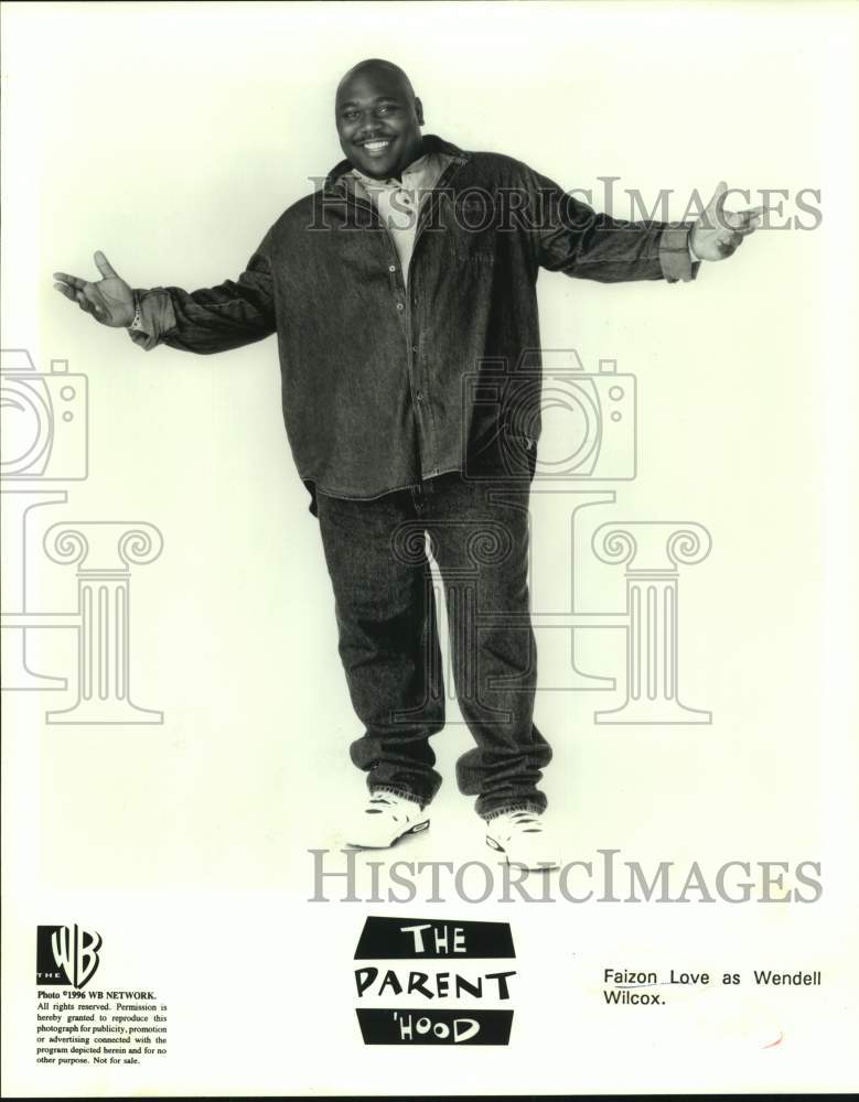 1996 Press Photo Actor Faizon Love as Wendell Wilcox in "The Parent 'Hood" on TV- Historic Images