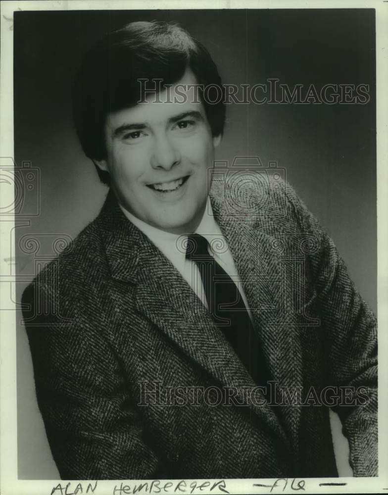 1980 Press Photo Alan Hemberger, KMOL-TV Anchorman - sap22947- Historic Images