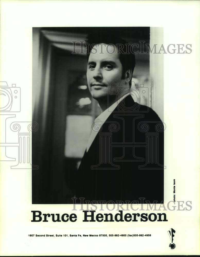 2000 Press Photo Musician Bruce Henderson - sap23077- Historic Images