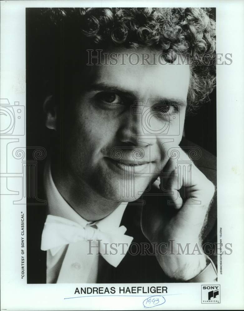 1993 Press Photo Andreas Haefliger, Pianist - sap23257- Historic Images