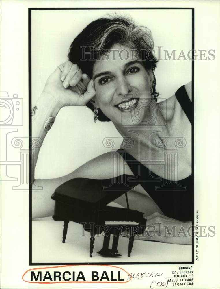 2000 Press Photo Musician Marcia Ball - sap23372- Historic Images