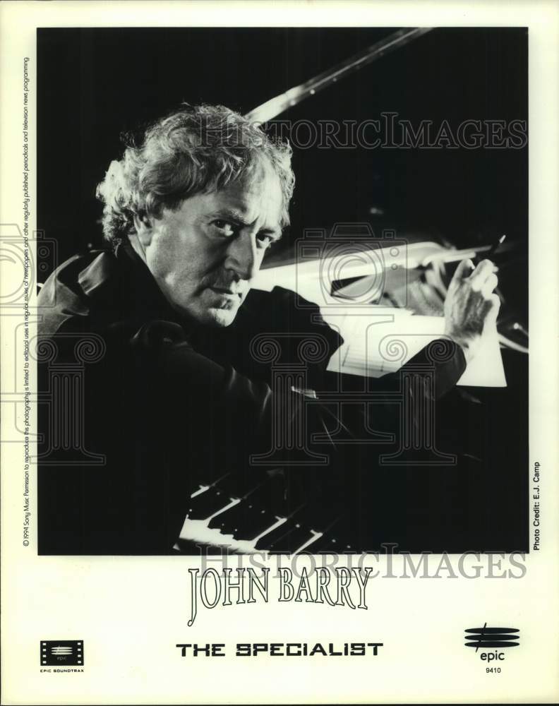 1994 Press Photo Musician John Barry, The Specialist - sap23471- Historic Images